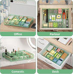 Marbrasse Expandable Desk Drawer Organizer, Mesh Drawer Organizer Tray - Image 4