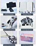 LXEVIHK 20Pcs Black Desk Organizers and Accessories - Image 4