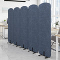 Natwind 5 Panel 122.8 x 71 in Office Room Privacy Protect Space Divider