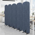 Natwind 5 Panel 122.8 x 71 in Office Room Privacy Protect Space Divider by Natwind