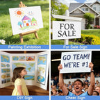Poster Board 11" x 14", 10 Pack White Corrugated Plastic Board, 3/16 Inches - Image 3