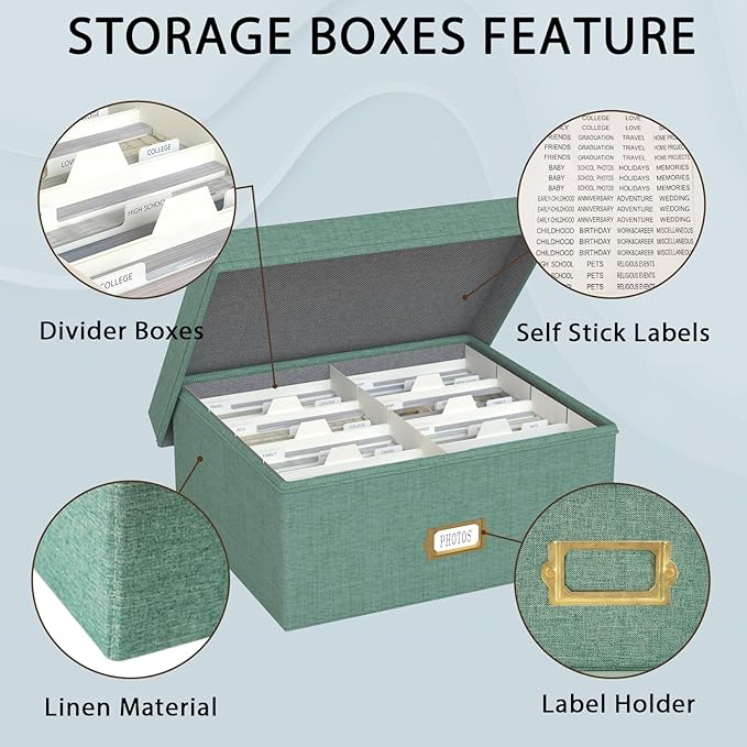 Decorative Photo Storage Box - Image 3