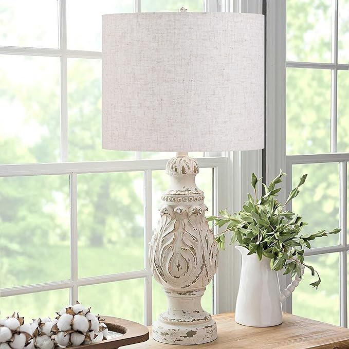 Large Drum Lamp shades Set of 2 Oatmeal Linen Lampshade 16" Top x 16" Bottom x - Image 8