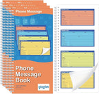 Spiral Bound Phone Message Book 5-1/4x11inch Phone Message Forms Book 2 Part by gisgfim