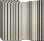 AUTORIFIC Wood Veneer Sound Panels, 10 Pack 47.2”x23.6” Wall Panels, Decorative by AUTORIFIC