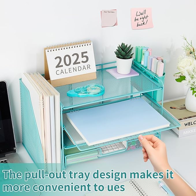 OPNICE Desk Organizer, 4-Tier Desktop File Organizer - Image 6