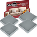 Yelanon Furniture Coasters, Rubber Furniture Feet, Anti Slide Floor Protector by Yelanon
