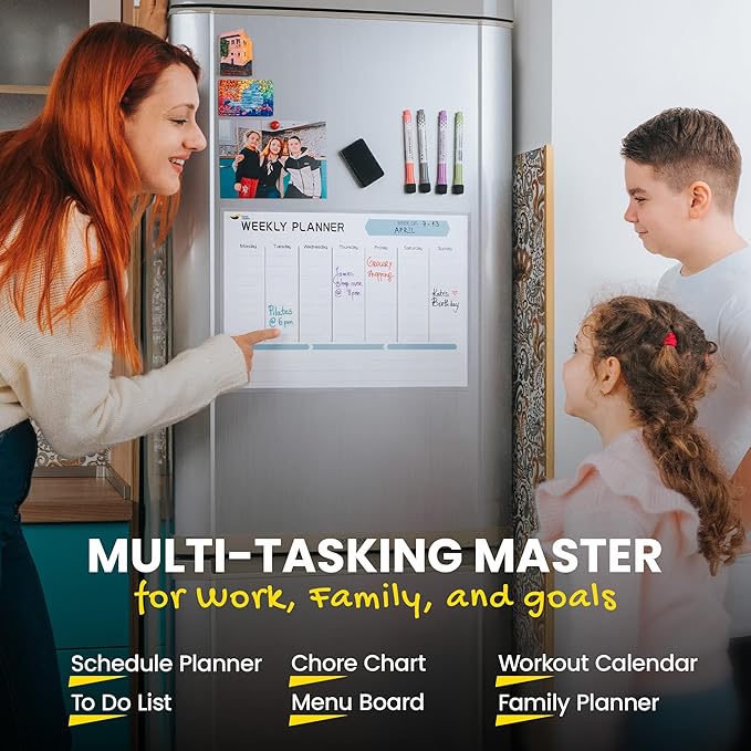 Magnetic Weekly Planner for Fridge - Image 7