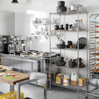 Regal Altair 21" Deep x 36" Wide x 86" Height Wire Shelving Kit | 5-Tier | NSF - Image 7