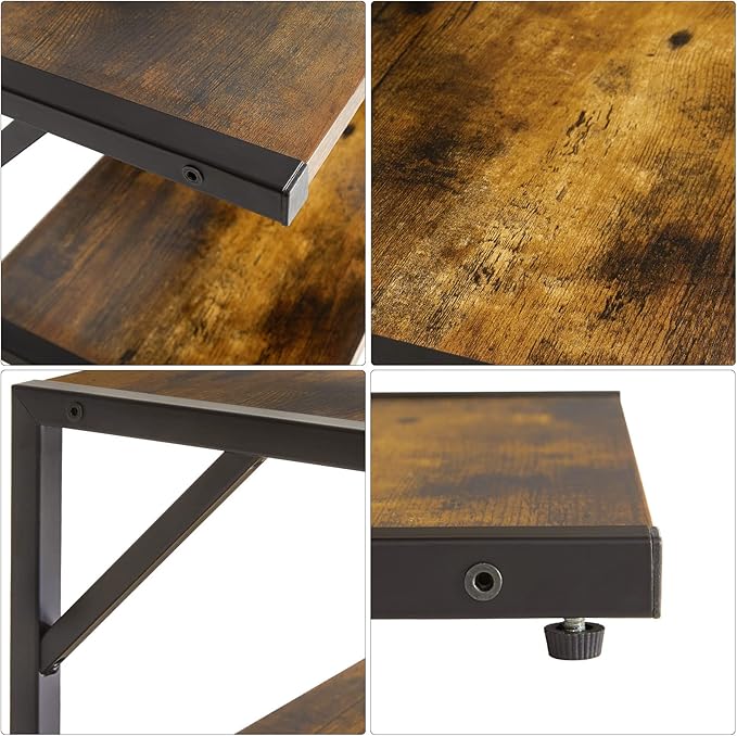 IBUYKE 2-Tier Desktop Printer Stand Holder, Book Shelf Printer Shelf - Image 6