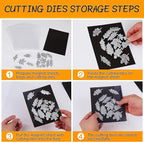 40 PCS Stamp and Die Storage Bag and Rubber Magnetic Sheets, Die Storage Set - Image 6