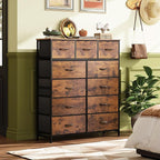 WLIVE Tall Dresser for Bedroom, Fabric Dressers Storage Tower, Dresser & Chest - Image 4