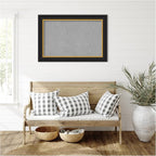 Amanti Art Black Framed Magnetic Board 26x38 Large Vision Board - Image 6