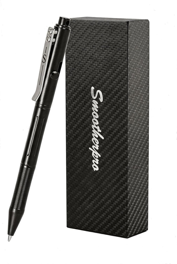 SMOOTHERPRO Stainless Steel Bolt Action Pen Compatible with Pilot G2 Refill