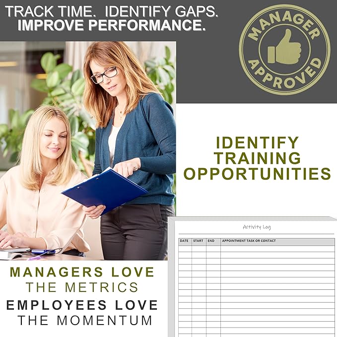 Activity Log Notepads Pad Planners to List a Task, Action or Contact. A - Image 5