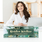 Personalized Name Plate for Desk Custom Acrylic Desk Name Plate Custom Employee - Image 3