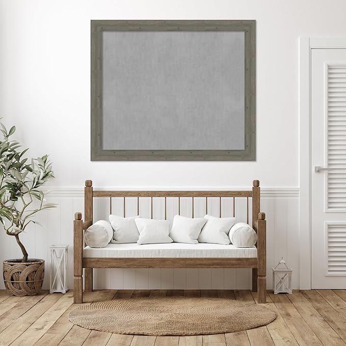 Amanti Art Grey Framed Magnetic Board 47x55 Oversize Vision Board - Image 6