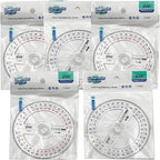 360° Protractor Pack of 30 Protactors Plastic Protractor Math Protractors Clear - Image 7
