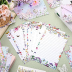 TaoBary 160 Pcs Stationery Paper Set 50 Double Sided Stationery Papers - Image 5