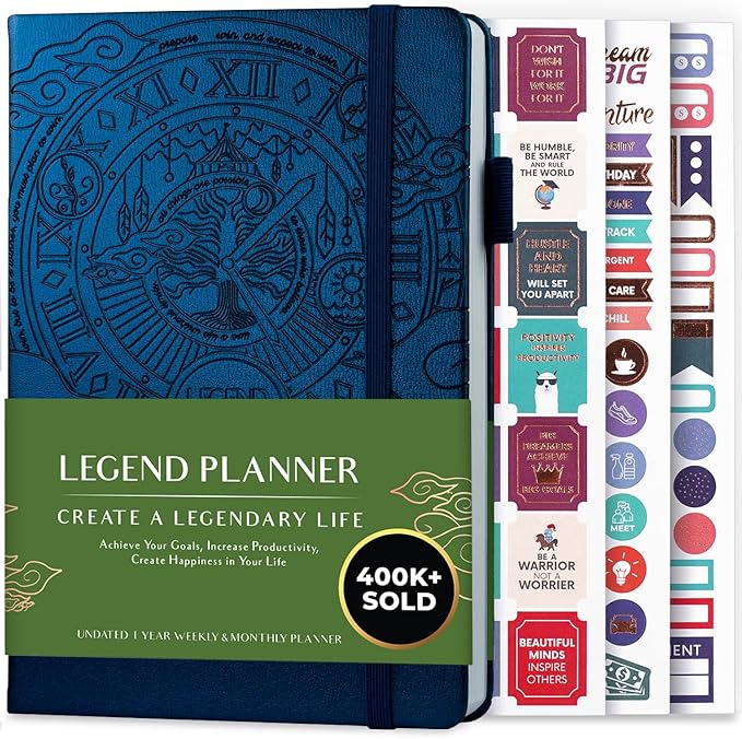 Legend Planner – Weekly & Monthly Life Planner to Hit Your Goals & Live by LegendPlanner