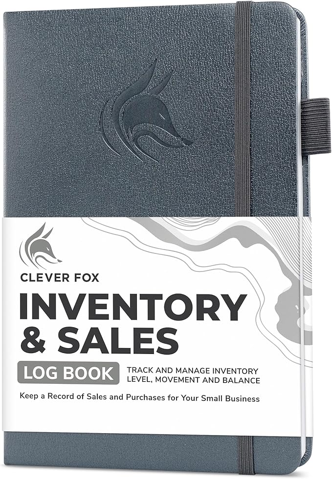 Clever Fox Inventory & Sales Log Book by CleverFox