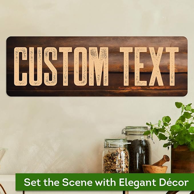 Custom Sign, Custom Street Sign, 11 Font Colors, 13 Font Styles, 4 Hole Options - Image 4