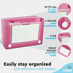 3" X 5" Index Card Case Holds 100 Cards Includes Business Card/Index Holder and - Image 3