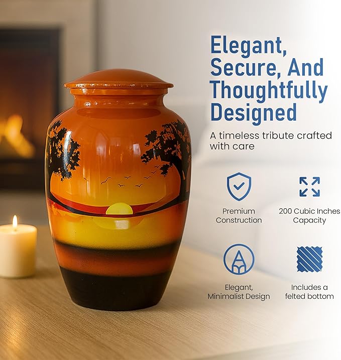 Modern Memorials Cremation Urn for Ashes - Image 2
