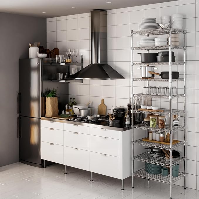 Regal Altair 18" Deep x 24" Wide x 86" Height Wire Shelving Kit | 10-Tier | NSF - Image 6