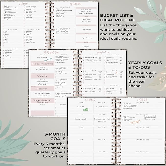 PLANBERRY Large Hourly Schedule Planner Premium – Undated Organizer - Image 5
