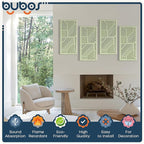 BUBOS 4 Pack Thickened Acoustic Panels, 23.6''x11.8'' Self-Adhesive Sound - Image 3
