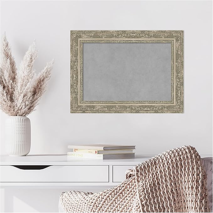 Amanti Art Silver Framed Magnetic Board 16x22 Small Vision Board - Image 7