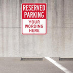 SmartSign 30 x 24 inch Custom “Reserved Parking” Metal Sign - Image 3