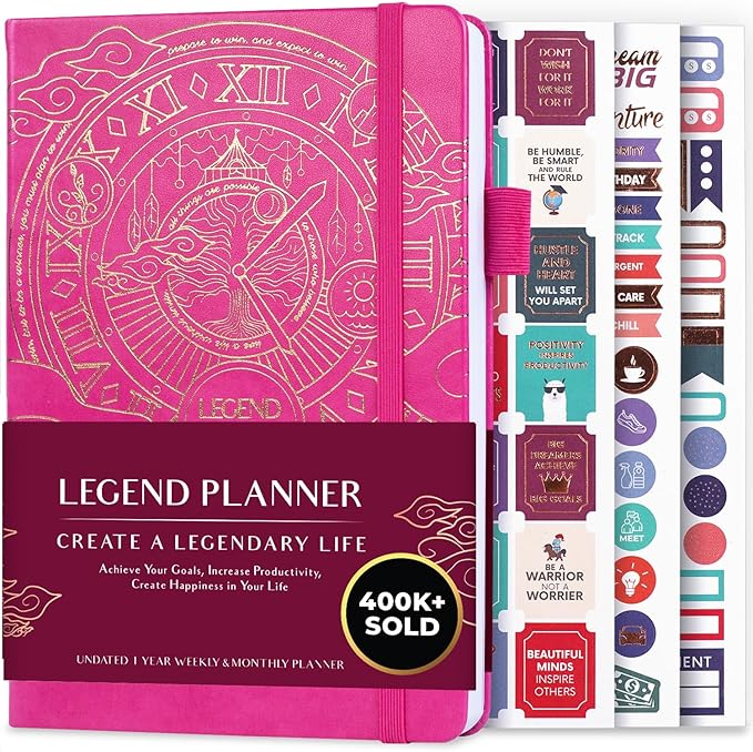 Legend Planner – Weekly & Monthly Life Planner to Hit Your Goals & Live by LegendPlanner