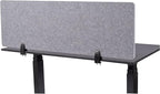 Stand Up Desk Store ReFocus Raw Clamp-On Acoustic Desk Divider Mounted Privacy - Image 7
