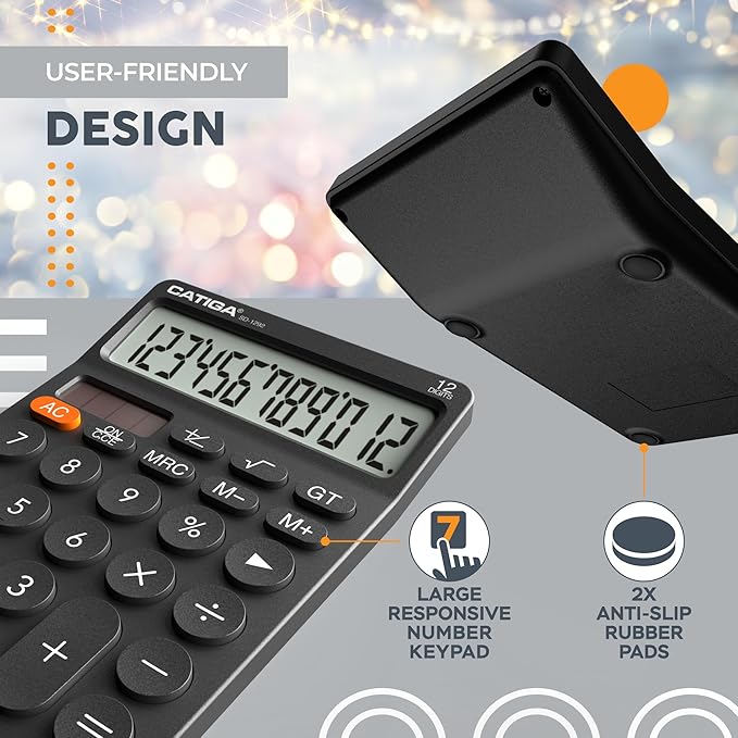 CATIGA 12 Digit Desktop Calculator - Image 6
