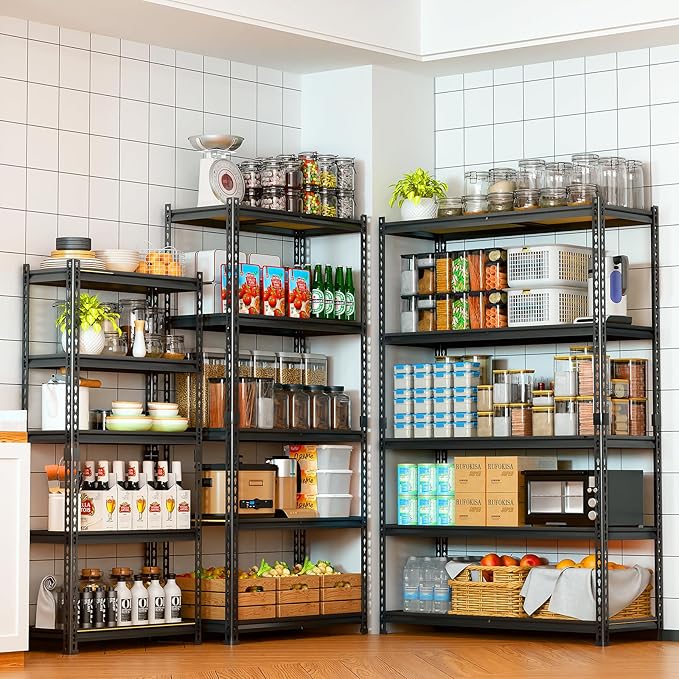 LEVELEVE 5-Tier Storage Shelving Unit, 2020 lbs Capacity, Heavy Duty Adjustable - Image 2