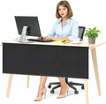 EcoBrisa 48" Under Desk Privacy Panel Self-Adhesive Modesty Panel Stand Up Desk by EcoBrisa