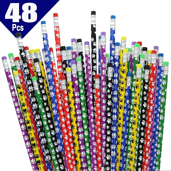 GiftExpress 48 Pcs Paw Print Pencils - Image 5