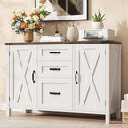 Vabches File Cabinet with 3 Drawers, Farmhouse Lateral File Cabinet Fits Files - Image 8