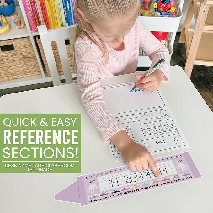 Desk Name Tags for Classroom – 36 Student Name Plates for Classroom Kindergarten - Image 4