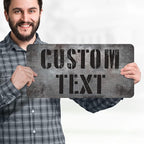 Custom Sign, Custom Street Sign, 11 Font Colors, 13 Font Styles, 4 Hole Options - Image 2