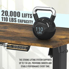 SHW 40-Inch Electric Height Adjustable Standing Desk - Image 6