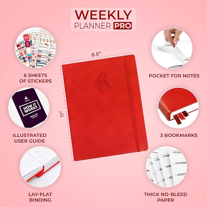 Clever Fox Planner PRO – Weekly & Monthly Life Planner to Increase Productivity - Image 2