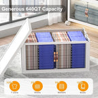 UAMFURI Extra Large Stackable Storage Bins - Image 3