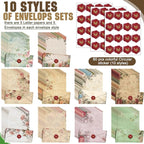 TaoBary 160 Pcs Stationery Paper Set 50 Double Sided Stationery Papers - Image 4