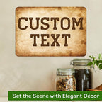 Custom Sign, Custom Street Sign, 11 Font Colors, 13 Font Styles, 4 Hole Options - Image 4