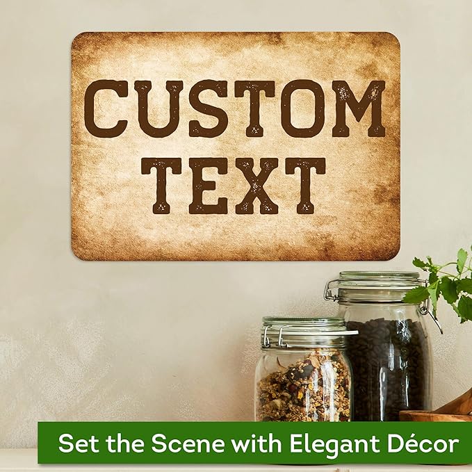 Custom Sign, Custom Street Sign, 11 Font Colors, 13 Font Styles, 4 Hole Options - Image 4