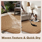 montvoo-2x6 ft indoor outdoor runner rugs for entryway on a desk or shelf