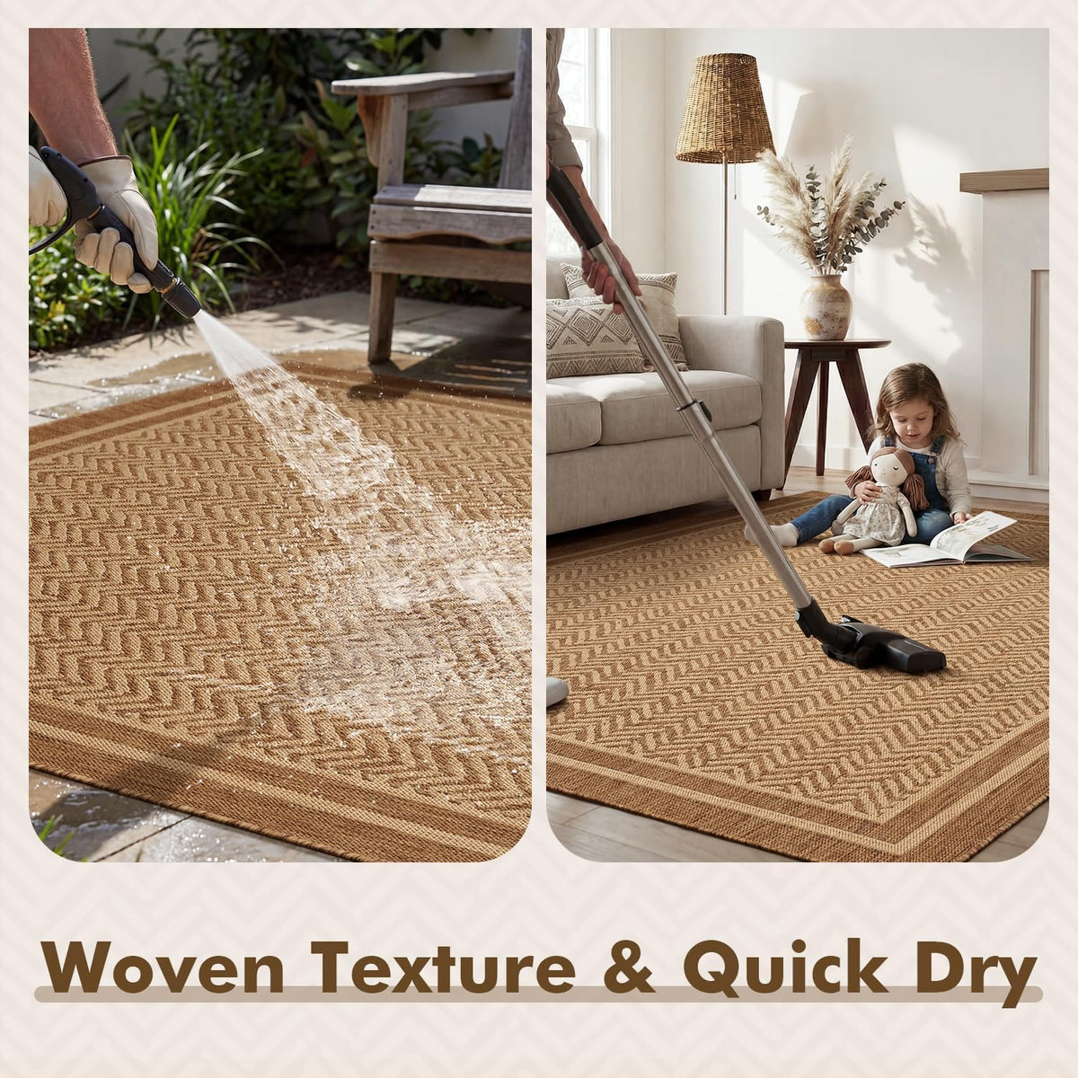 montvoo-2x6 ft indoor outdoor runner rugs for entryway on a desk or shelf
